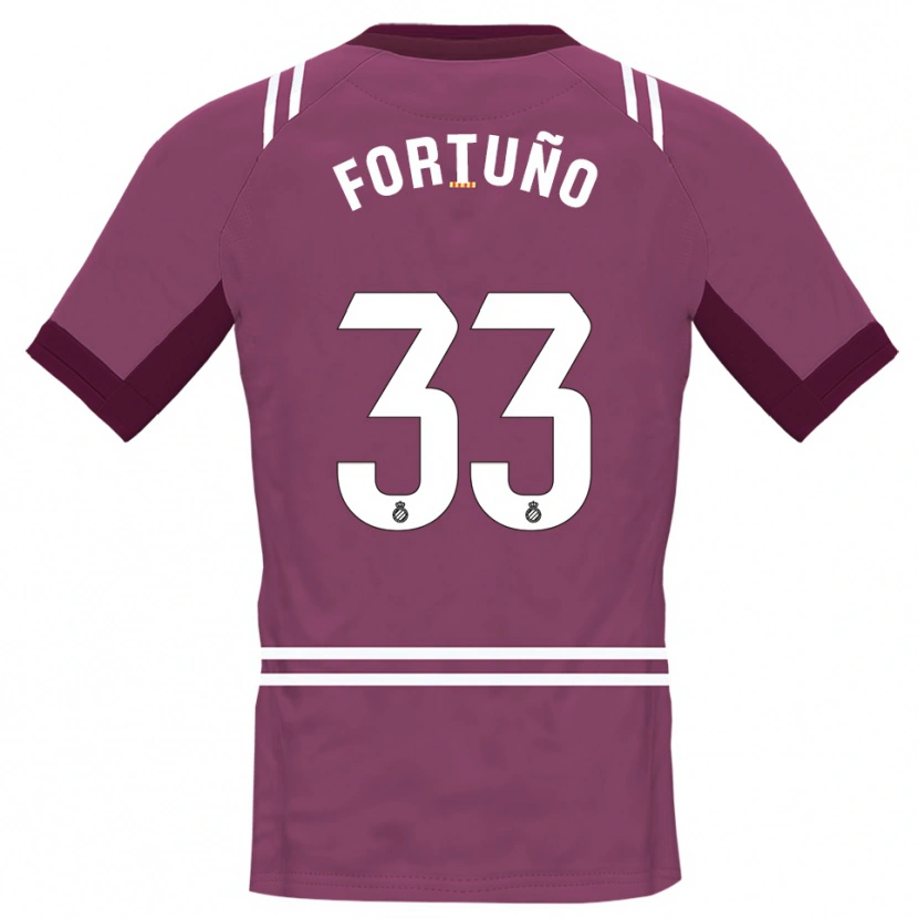 Danxen Damen Ángel Fortuño #33 Trikot Burgunderweiß Torwarttrikot 2025/26