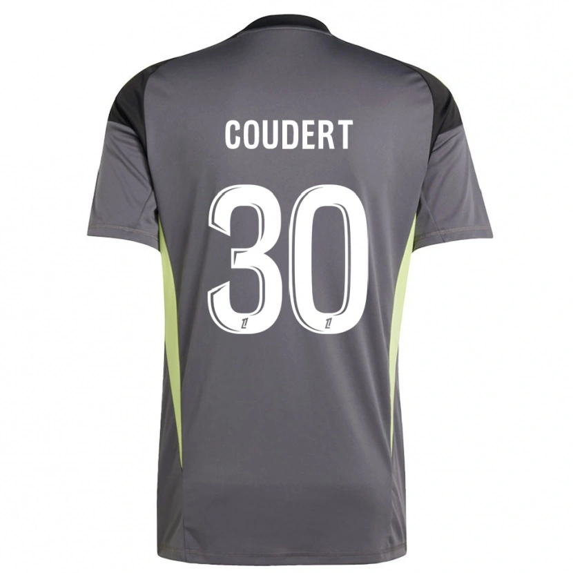Danxen Damen Grégoire Coudert #30 Trikot Dunkelgrau Grün Torwarttrikot 2025/26