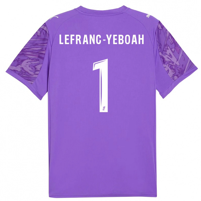 Danxen Damen Daïvy Lefranc-Yeboah #1 Trikot Flieder Weiß Torwarttrikot 2025/26