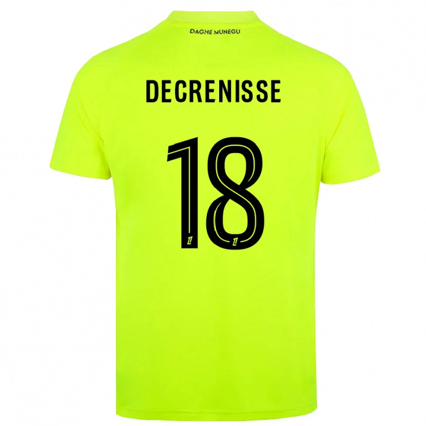 Danxen Damen Axel Decrenisse #18 Trikot Leuchtgrün Schwarz Torwarttrikot 2025/26