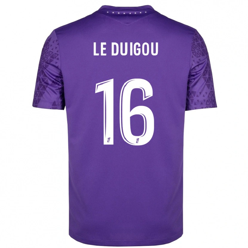 Danxen Damen Daniel Le Duigou #16 Trikot Lila Weiß Torwarttrikot 2025/26