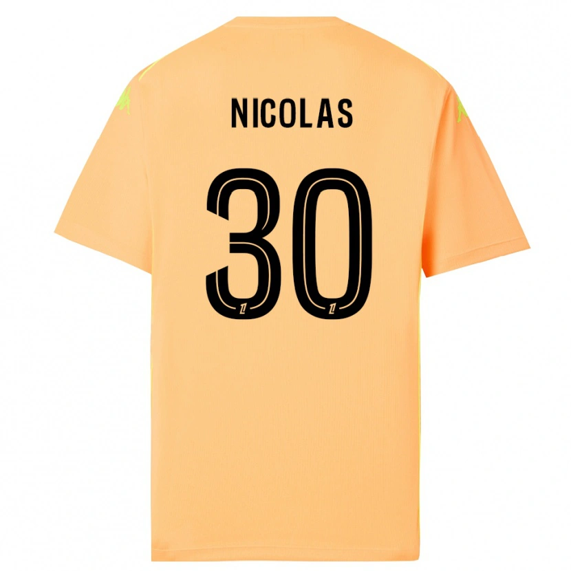 Danxen Damen Lina-Lou Nicolas #30 Trikot Hellorange Schwarz Torwarttrikot 2025/26
