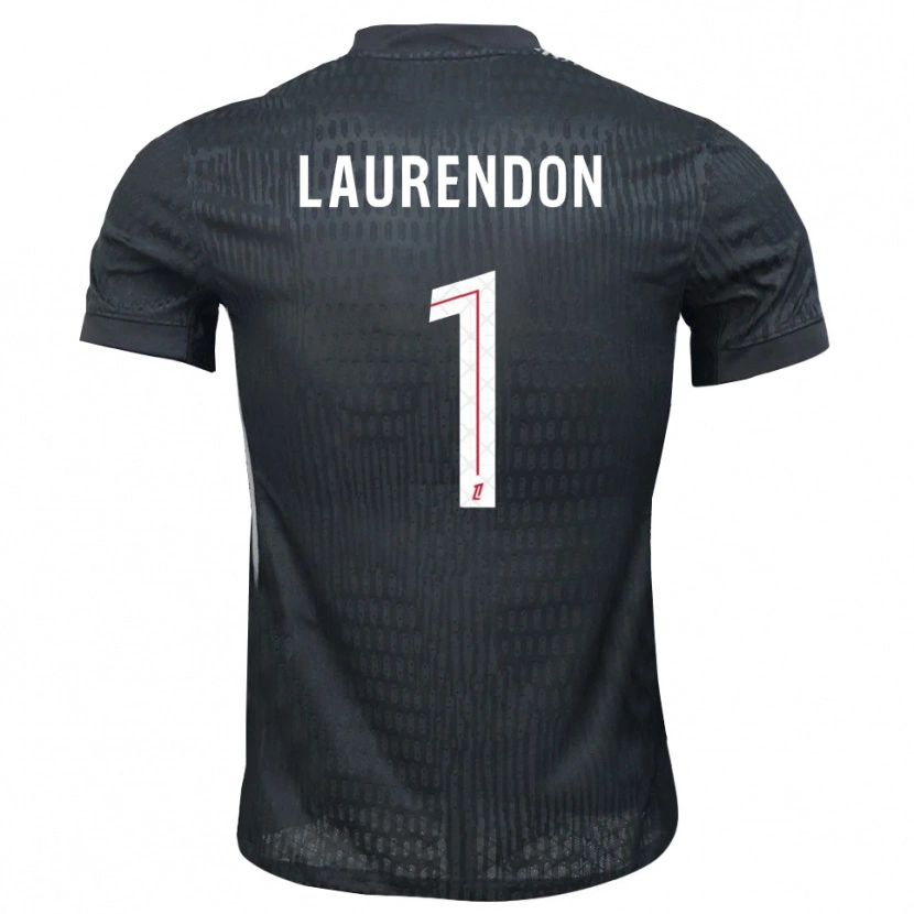 Danxen Damen Bilal Laurendon #1 Trikot Dunkelgrau Schwarz Torwarttrikot 2025/26