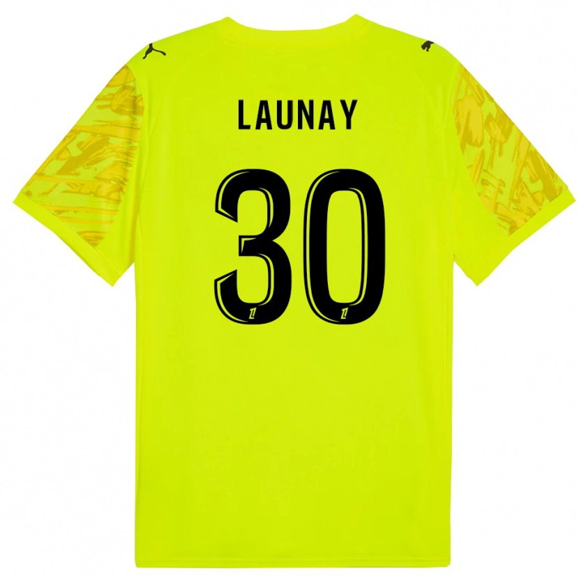 Danxen Damen Elisa Launay #30 Trikot Leuchtgrün Gelb Torwarttrikot 2025/26