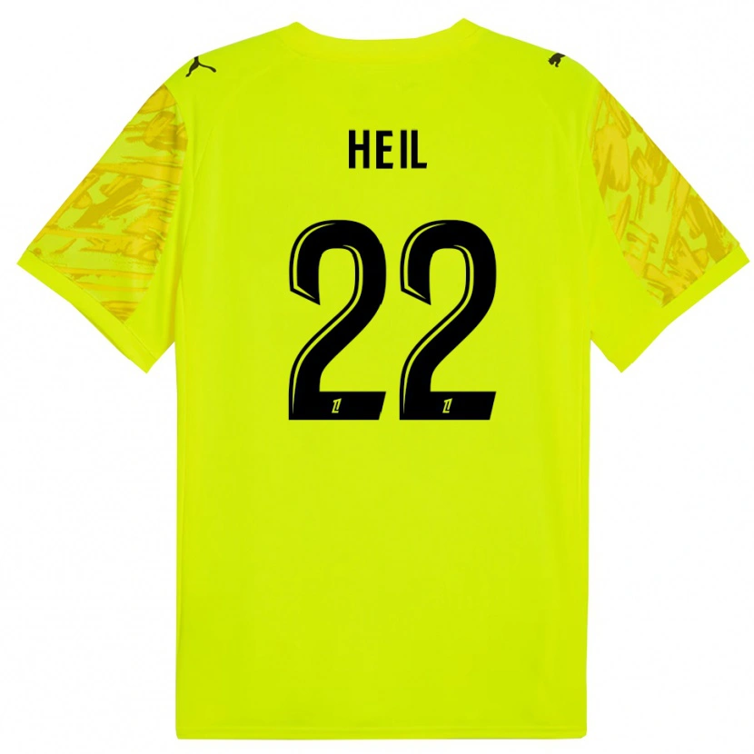 Danxen Damen Manon Heil #22 Trikot Leuchtgrün Gelb Torwarttrikot 2025/26