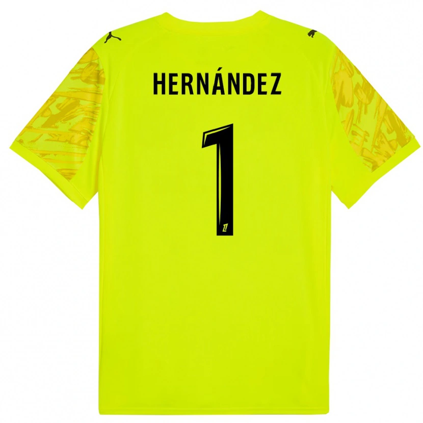 Danxen Damen Melvin Hernández #1 Trikot Leuchtgrün Gelb Torwarttrikot 2025/26