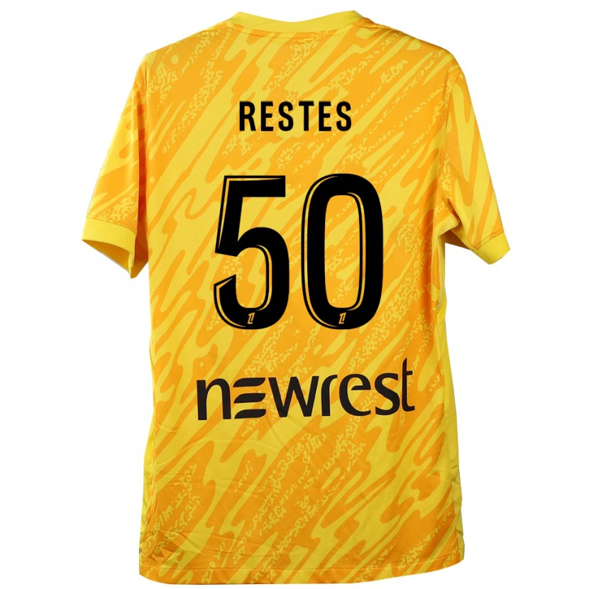 Danxen Damen Guillaume Restes #50 Trikot Gelb Schwarz Torwarttrikot 2025/26