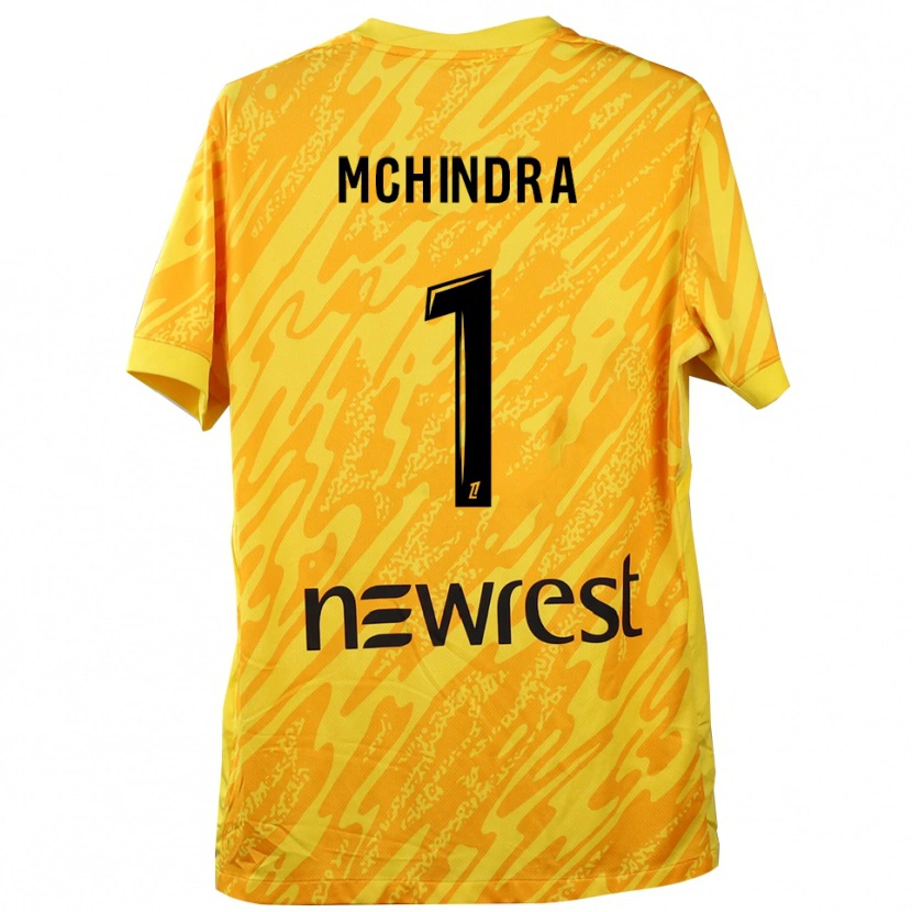 Danxen Damen Naime Said Mchindra #1 Trikot Gelb Schwarz Torwarttrikot 2025/26