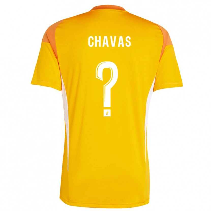 Danxen Damen Mylène Chavas #0 Trikot Hellorange Weiß Torwarttrikot 2025/26