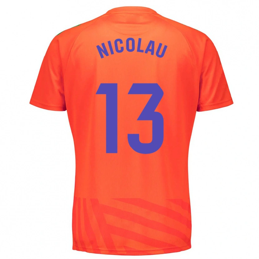 Danxen Damen Nacho Nicolau #13 Trikot Rot Blau Torwarttrikot 2025/26