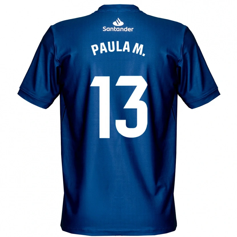 Danxen Damen Paula Muñoz Álvarez #13 Trikot Königsblau Weiß Torwarttrikot 2025/26