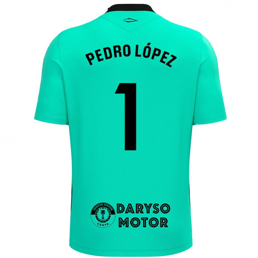 Danxen Damen Pedro López #1 Trikot Türkis Schwarz Torwarttrikot 2025/26