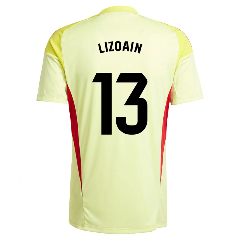 Danxen Damen Raúl Lizoain #13 Trikot Hellgelb Rot Torwarttrikot 2025/26