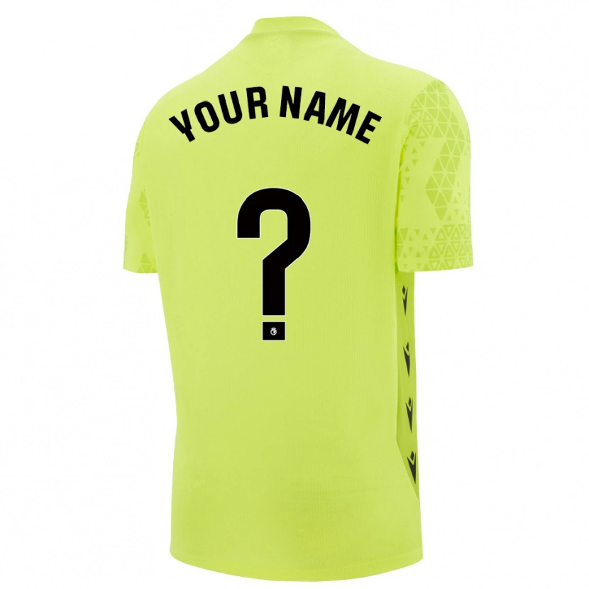 Danxen Damen Burgos CF Gelbgrün Schwarz Trikot Torwarttrikot 2025/26