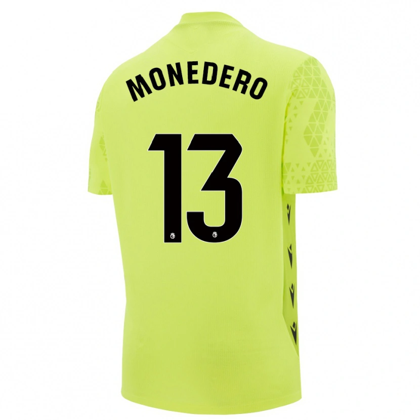 Danxen Damen Marc Monedero #13 Trikot Gelbgrün Schwarz Torwarttrikot 2025/26