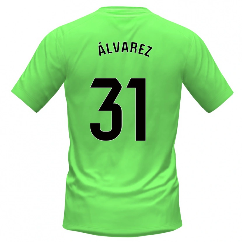 Danxen Damen Iker Álvarez #31 Trikot Grün Schwarz Torwarttrikot 2025/26
