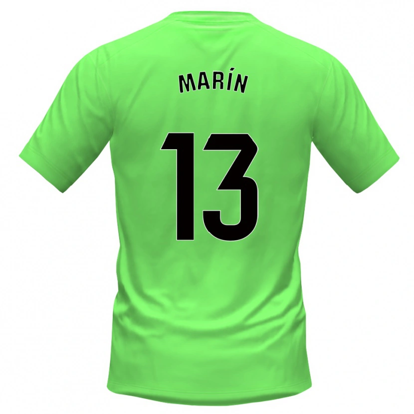 Danxen Damen Carlos Marín #13 Trikot Grün Schwarz Torwarttrikot 2025/26