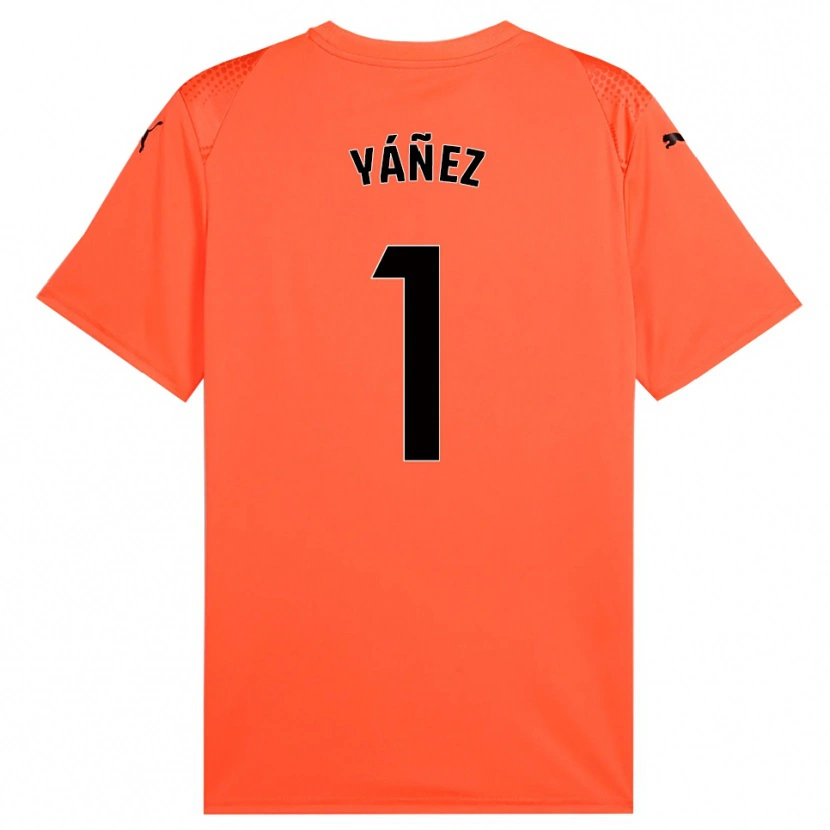 Danxen Damen Rubén Yáñez #1 Trikot Orange Schwarz Rot Torwarttrikot 2025/26