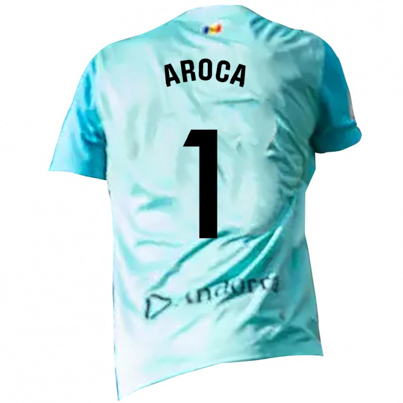 Danxen Damen Víctor Aroca #1 Trikot Cyan Schwarz Torwarttrikot 2025/26