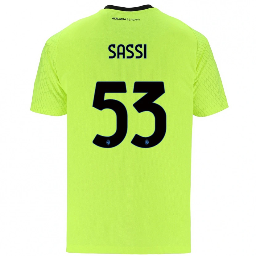 Danxen Damen Jacopo Sassi #53 Trikot Gelb Grün Rot Torwarttrikot 2025/26