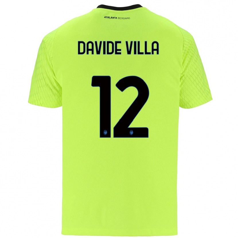 Danxen Damen Matteo Davide Villa #12 Trikot Gelb Grün Rot Torwarttrikot 2025/26