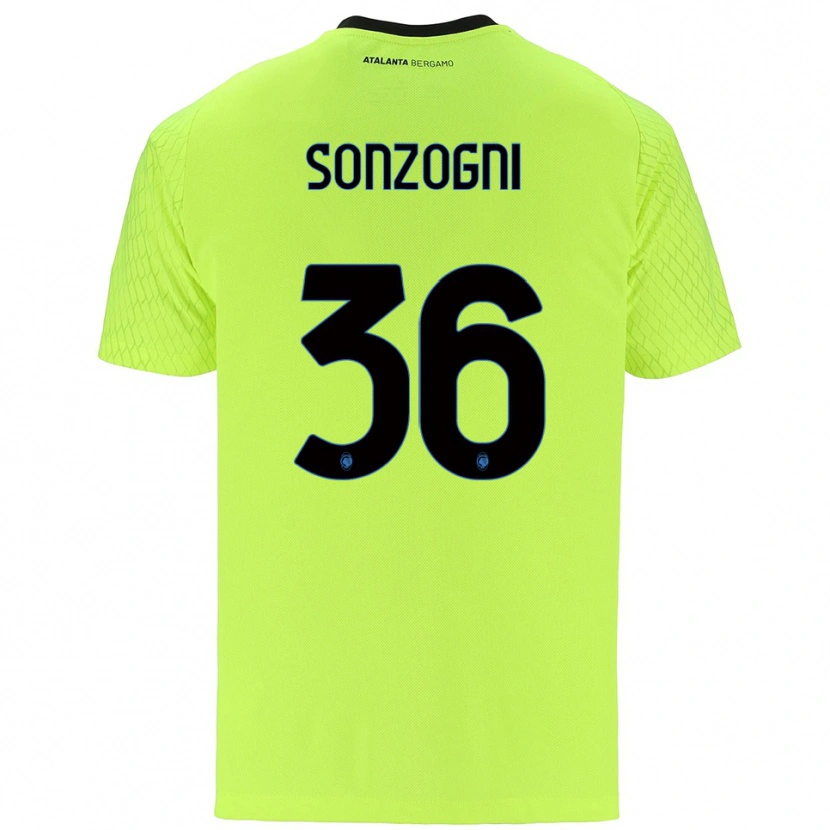 Danxen Damen Mattia Sonzogni #36 Trikot Gelb Grün Rot Torwarttrikot 2025/26