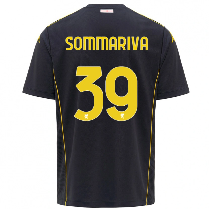 Danxen Damen Daniele Sommariva #39 Trikot Schwarz Gelb Torwarttrikot 2025/26