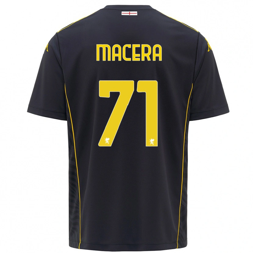 Danxen Damen Matilde Macera #71 Trikot Schwarz Gelb Torwarttrikot 2025/26