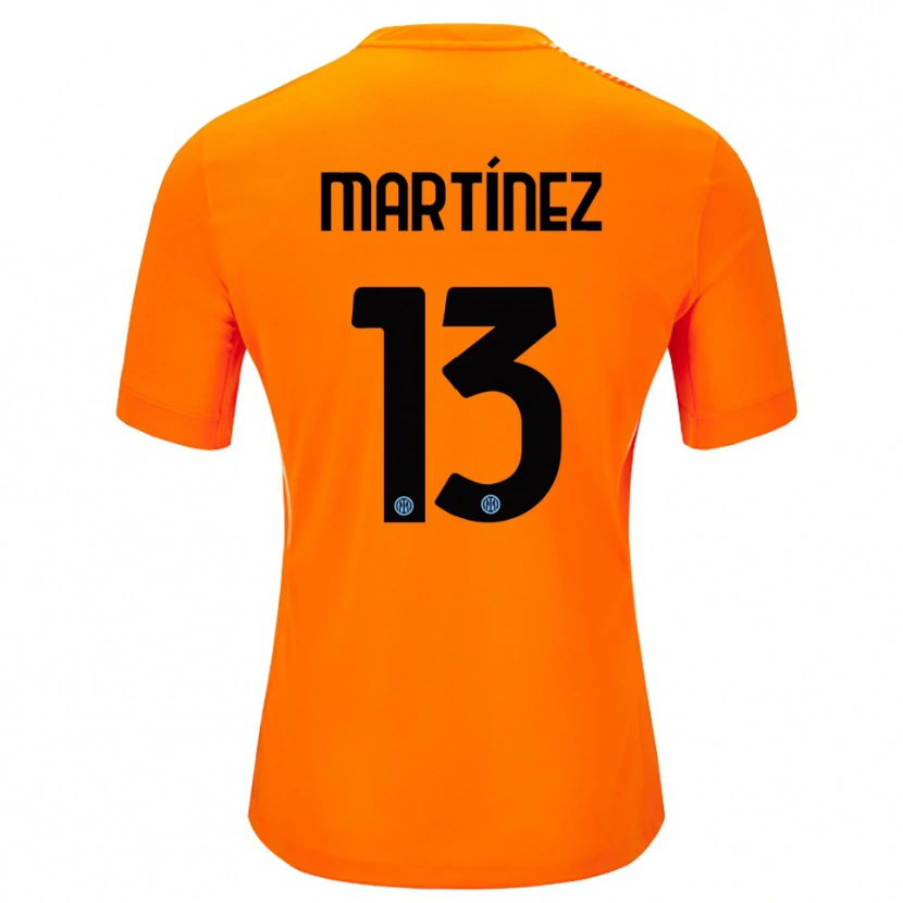 Danxen Damen Josep Martínez #13 Trikot Hellorange Schwarz Torwarttrikot 2025/26