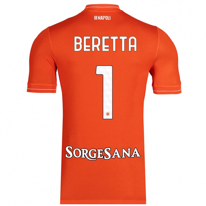 Danxen Damen Beatrice Beretta #1 Trikot Orange Rot Weiß Torwarttrikot 2025/26