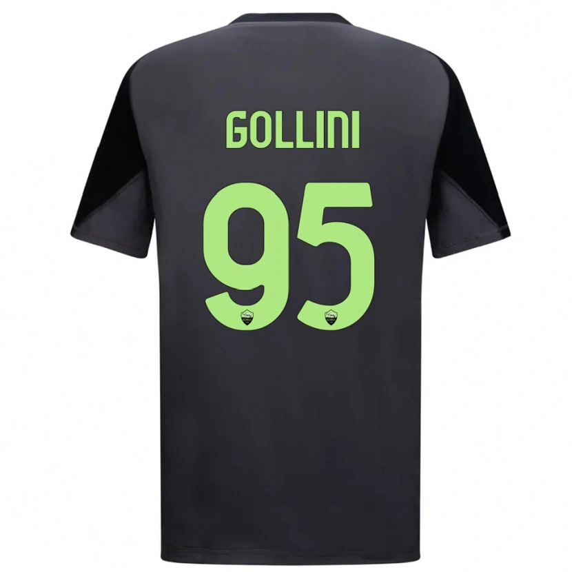Danxen Damen Pierluigi Gollini #95 Trikot Schwarz Hellgrün Torwarttrikot 2025/26