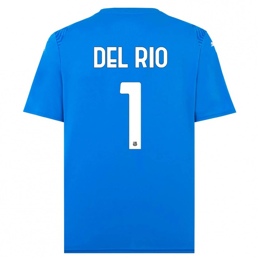 Danxen Damen Davide Del Rio #1 Trikot Blau Weiß Torwarttrikot 2025/26
