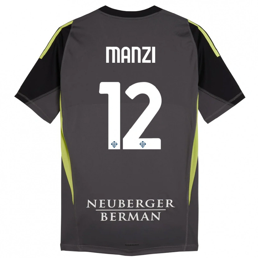 Danxen Damen Federico Manzi #12 Trikot Schwarz Hellgrün Torwarttrikot 2025/26