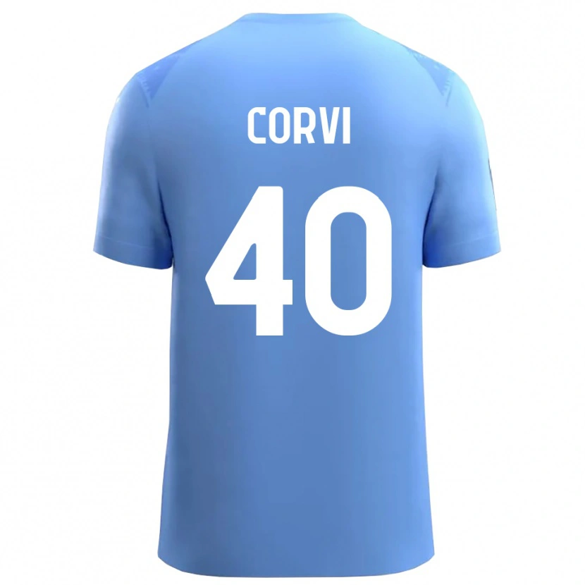 Danxen Damen Edoardo Corvi #40 Trikot Himmelblau Weiß Torwarttrikot 2025/26
