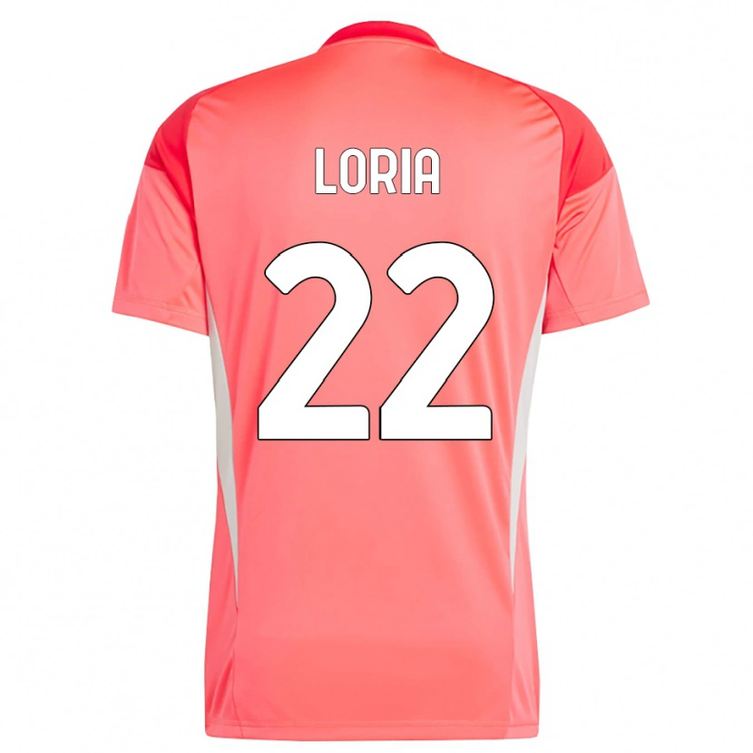 Danxen Damen Leonardo Loria #22 Trikot Rot Weiß Torwarttrikot 2025/26