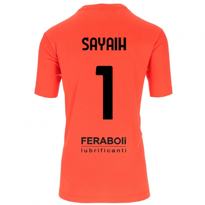 Danxen Damen Ilyas Sayaih #1 Trikot Orange Rot Schwarz Torwarttrikot 2025/26