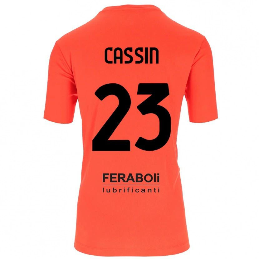 Danxen Damen Marco Cassin #23 Trikot Orange Rot Schwarz Torwarttrikot 2025/26