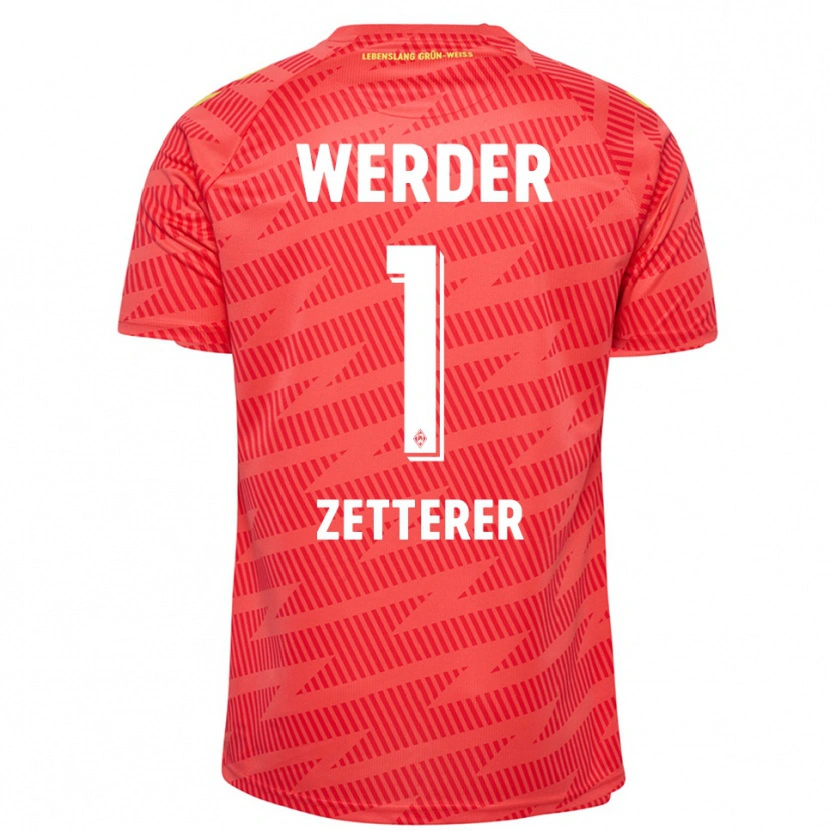 Danxen Damen Michael Zetterer #1 Trikot Rot Gelb Torwarttrikot 2025/26