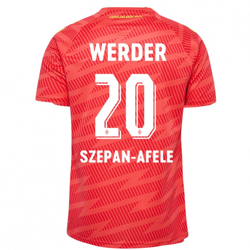 Danxen Damen Gianni Szepan-Afele #20 Trikot Rot Gelb Torwarttrikot 2025/26
