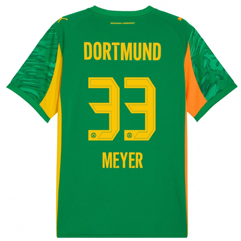 Danxen Damen Alexander Meyer #33 Trikot Grün Orange Torwarttrikot 2025/26