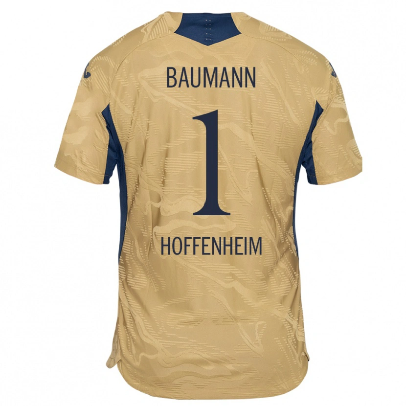 Danxen Damen Oliver Baumann #1 Trikot Hellbraun Schwarz Torwarttrikot 2025/26