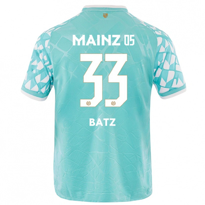 Danxen Damen Daniel Batz #33 Trikot Türkis Weiß Torwarttrikot 2025/26