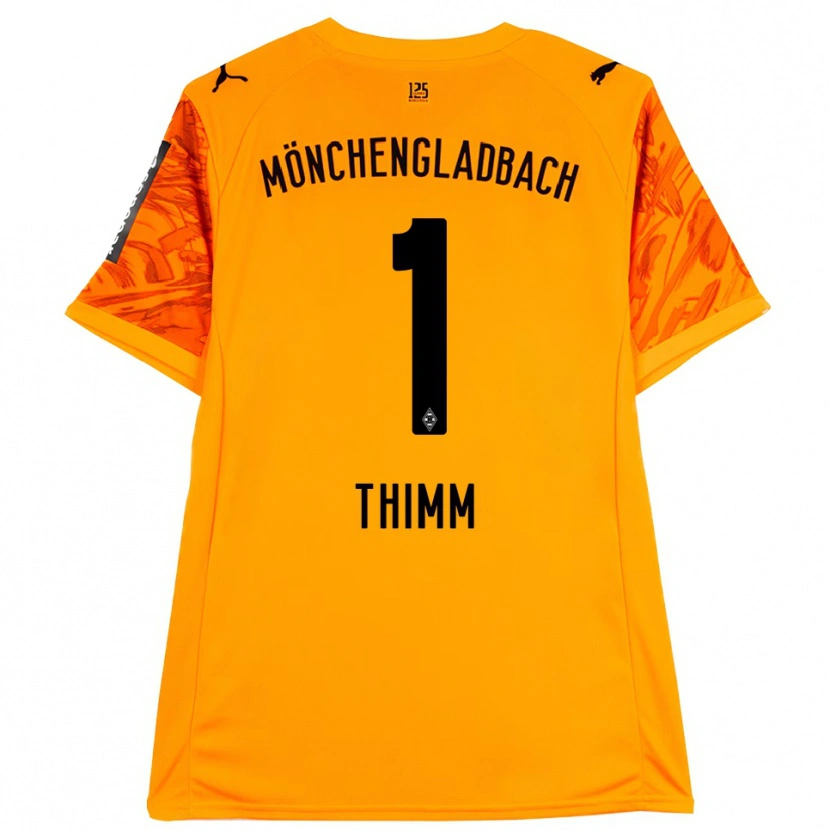 Danxen Damen Joshua Thimm #1 Trikot Orange Gelb Schwarz Torwarttrikot 2025/26