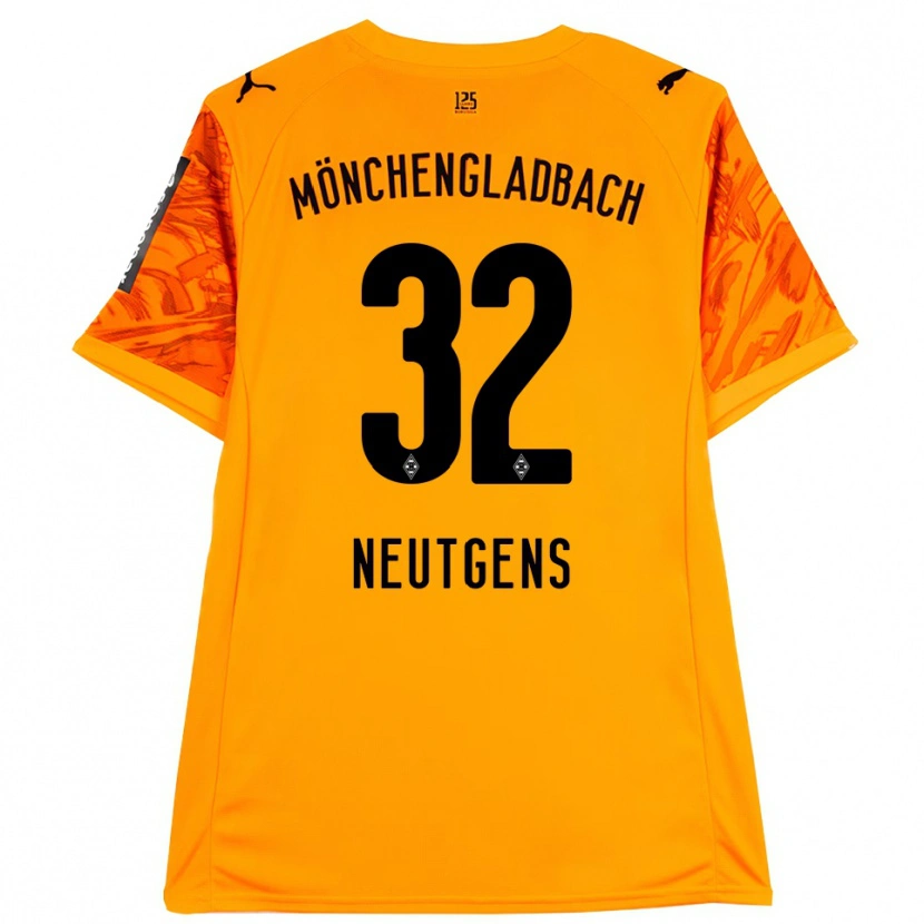 Danxen Damen Maximilian Neutgens #32 Trikot Orange Gelb Schwarz Torwarttrikot 2025/26