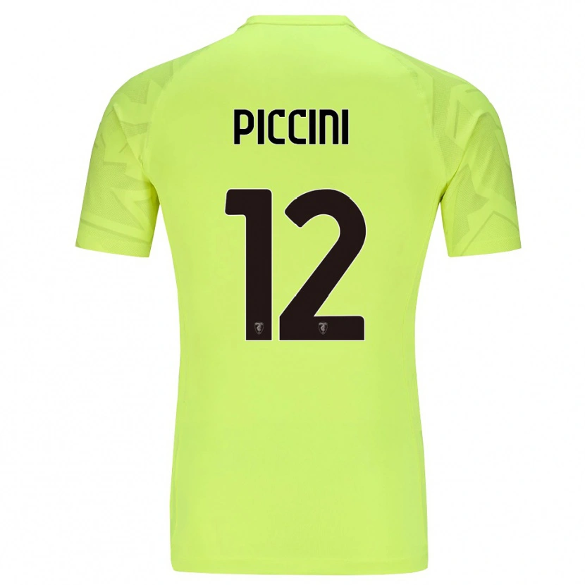 Danxen Damen Bernardo Piccini #12 Trikot Fluoreszierendes Grün Torwarttrikot 2025/26