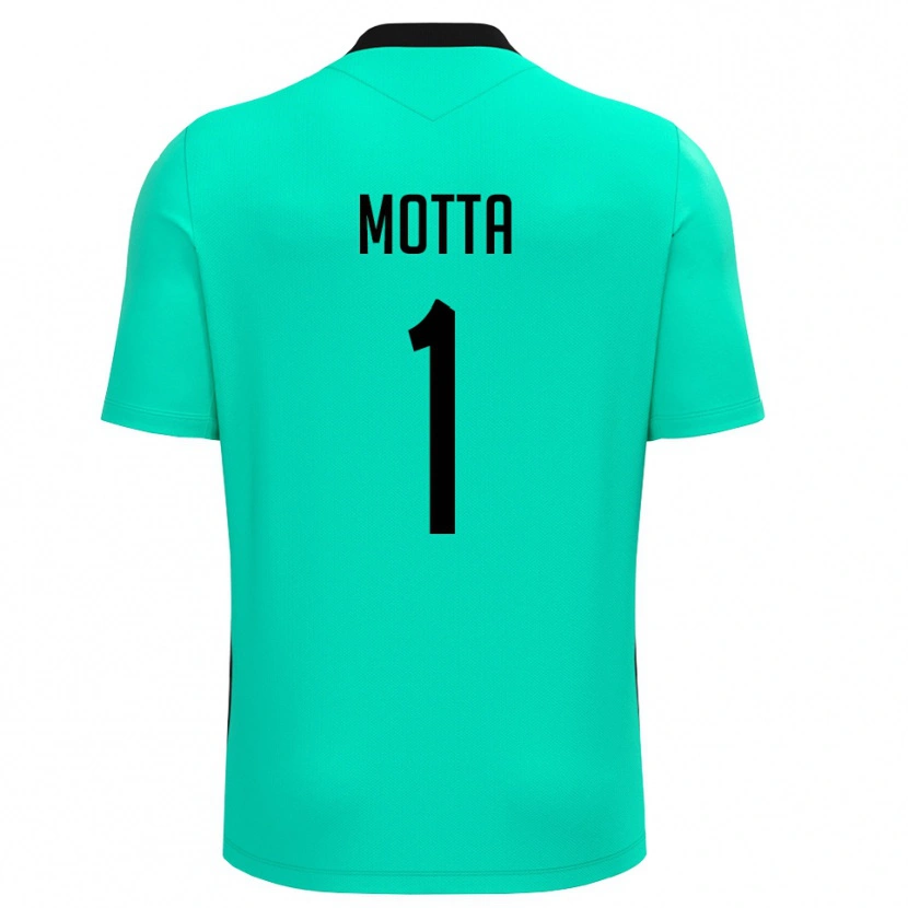 Danxen Damen Edoardo Motta #1 Trikot Türkis Schwarz Torwarttrikot 2025/26