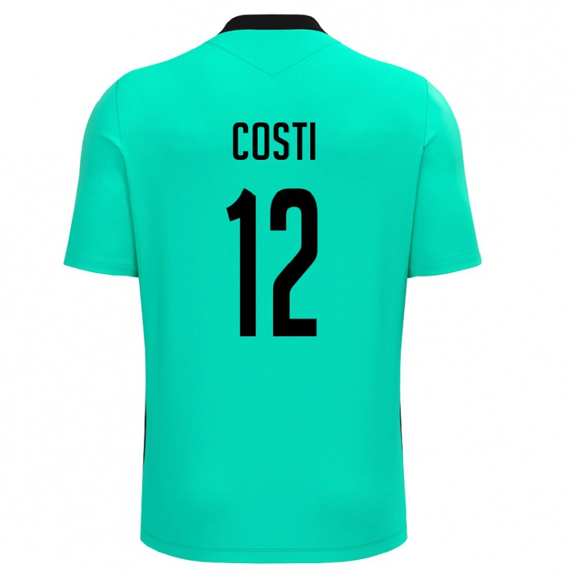 Danxen Damen Filippo Costi #12 Trikot Türkis Schwarz Torwarttrikot 2025/26