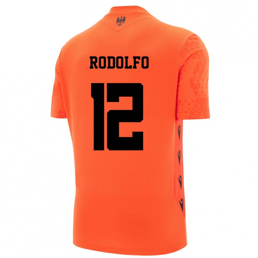 Danxen Damen Luca Rodolfo #12 Trikot Dunkles Orange Schwarz Torwarttrikot 2025/26