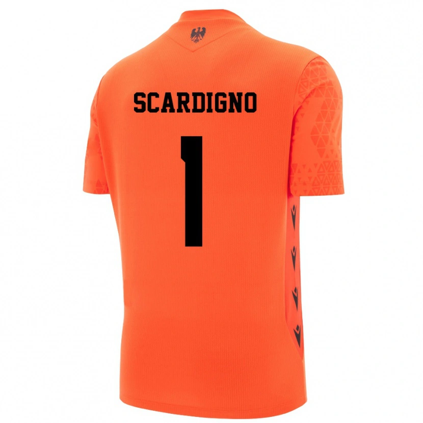 Danxen Damen Nicholas Scardigno #1 Trikot Dunkles Orange Schwarz Torwarttrikot 2025/26