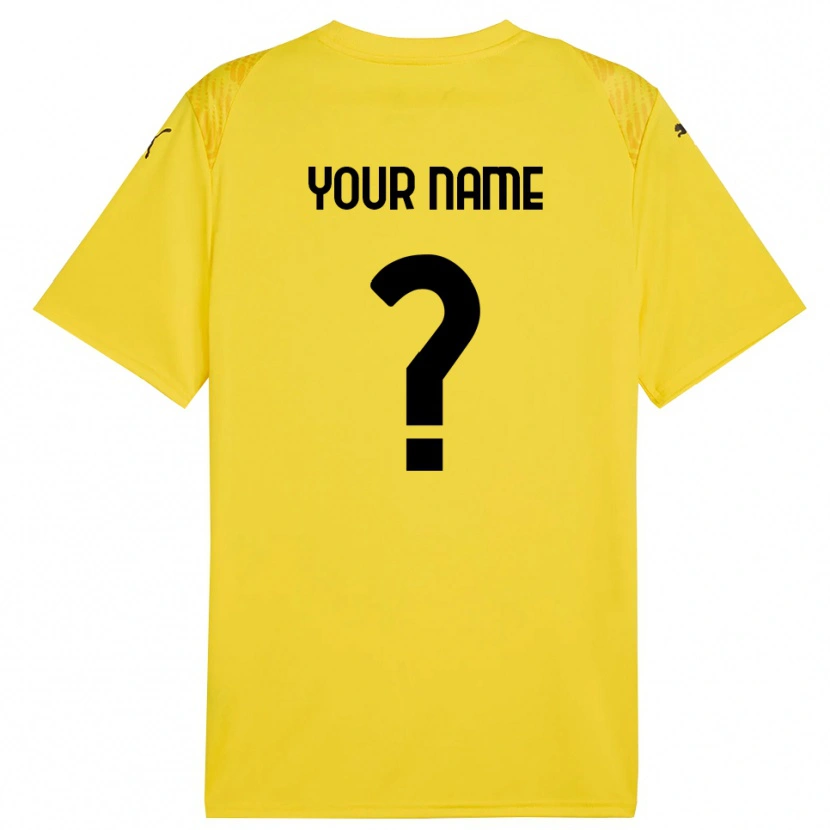 Danxen Damen US Salernitana 1919 Gelb Schwarz Trikot Torwarttrikot 2025/26